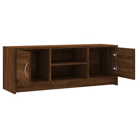 Mobile Porta TV Rovere Marrone 102x30x37,5 cm Legno Multistrato