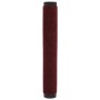 Tappeti Antipolvere 2 pz Rettangolari Trapuntati 40x60 cm Rossi