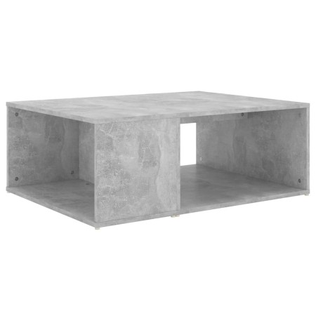 Tavolino da Salotto Grigio Cemento 90x67x33cm Legno Multistrato