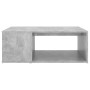 Tavolino da Salotto Grigio Cemento 90x67x33cm Legno Multistrato