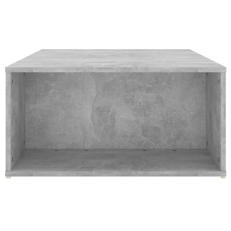 Tavolino da Salotto Grigio Cemento 90x67x33cm Legno Multistrato