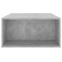 Tavolino da Salotto Grigio Cemento 90x67x33cm Legno Multistrato