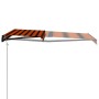 Tenda da Sole Retrattile Automatica 450x300cm Arancio e Marrone