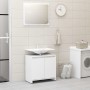 Set Mobili da Bagno 3 pz Bianco in Truciolato