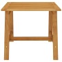 Set da Pranzo da Giardino 3 pz in Legno Massello di Acacia