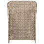 Set da Pranzo da Giardino 11 pz in Polyrattan Marrone