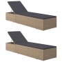 Set da Pranzo da Giardino 11 pz in Polyrattan Marrone