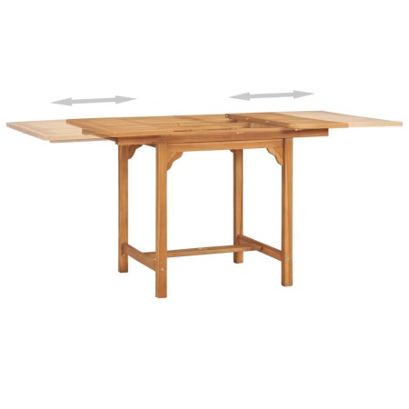 Set da Pranzo da Giardino 7 pz in Legno Massello di Teak