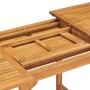 Set da Pranzo da Giardino 7 pz in Legno Massello di Teak