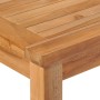 Set da Pranzo per Esterni 5 pz in Legno Massello di Teak