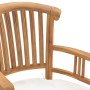 Set da Pranzo da Giardino 3 pz con Cuscini in Legno di Teak