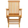 Sedie Giardino con Cuscini Verde Chiaro 6pz Legno Massello Teak