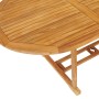 Set da Pranzo da Giardino 7 pz in Legno Massello di Teak