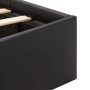 Giroletto Contenitore Idraulico LED Nero Similpelle 120x200 cm