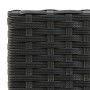 Set Bar da Giardino 5 pz in Polyrattan Nero