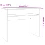 Scrivania Grigio Cemento 90x50x74 cm in Legno Multistrato