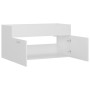 Mobile Sottolavabo Bianco 90x38,5x46 cm in Legno Multistrato