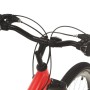 Mountain Bike 21 Speed 27,5" Ruote 42 cm Rosso