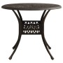 Set da Bistrot 3 pz in Alluminio Pressofuso Bronzo
