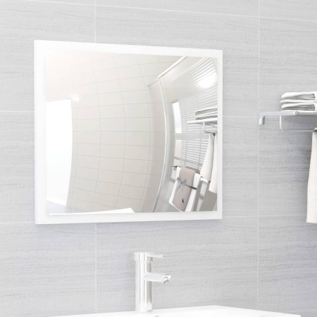 Set Mobili da Bagno Bianco Lucido in Truciolato