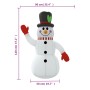 Pupazzo di Neve Gonfiabile con LED 120 cm