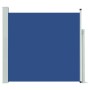 Tenda Laterale Retrattile per Patio 170x300 cm Blu