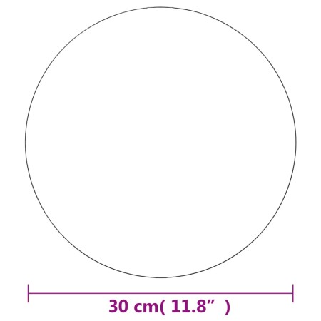 Specchio Senza Cornice Rotondo 30 cm in Vetro