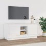 Mobile Porta TV Bianco 102x35x45 cm in Legno Multistrato