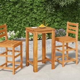 Tavolo da Bar da Giardino 60x60x105 cm Legno Massello di Acacia