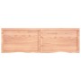 Piano Tavolo Marrone 160x50x(2-6) cm Massello Rovere Trattato
