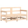 Set Salotto da Giardino 7 pz in Legno Massello di Pino