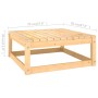 Set Divani da Giardino 12 pz con Cuscini Legno Massello di Pino