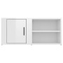 Mobili TV 2 pz Bianco Lucido 80x31,5x36cm in Legno Multistrato