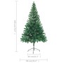 Albero Natale Artificiale con LED e Palline 180 cm 564 Rami