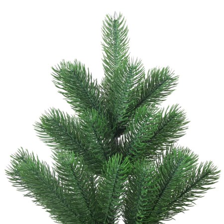 Albero Natale Artificiale Nordmann LED Palline Verde 240cm