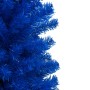 Albero di Natale Preilluminato con Palline Blu 180 cm PVC