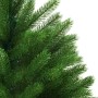 Albero di Natale Preilluminato con Palline Verde 120 cm