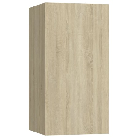 Mobili TV 7 pz Rovere Sonoma 30,5x30x60 cm in Legno Multistrato