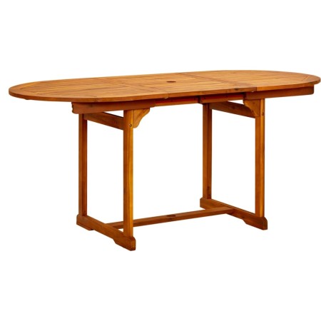 Set Mobili da Pranzo per Giardino 7 pz Legno Massello di Acacia