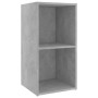 Mobili TV 2 pz Grigio Cemento 72x35x36,5cm in Legno Multistrato