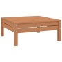 Set Divani da Giardino 4 pz Miele in Legno Massello di Pino