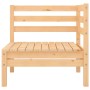 Set Divani da Giardino 6 pz in Legno Massello di Pino