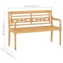 Set Divani da Giardino 4 pz con Cuscini Legno Massello di Teak