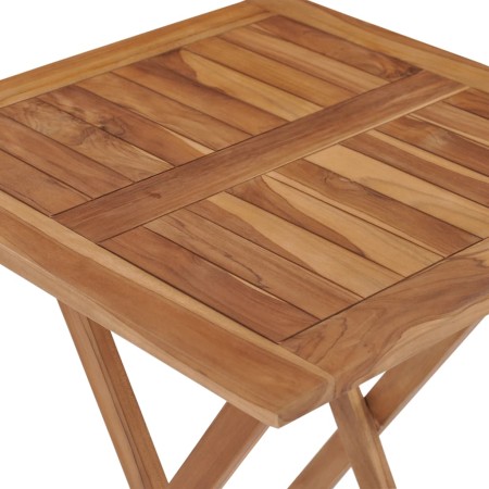 Set da Pranzo per Giardino 3 pz in Legno Massello di Teak