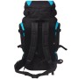 Zaino da Escursioni XXL 75 L Nero e Blu