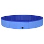 Piscina per Cani Pieghevole Blu 300x40 cm in PVC