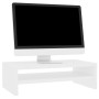 Supporto per Monitor Bianco 42x24x13 cm Legno Multistrato