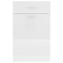 Armadio Inferiore Cassetto Bianco Lucido 50x46x81,5 Multistrato