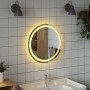 Specchio da Bagno LED 50 cm Rotondo