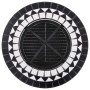 Tavolo con Braciere a Mosaico Nero e Bianco 68 cm in Ceramica